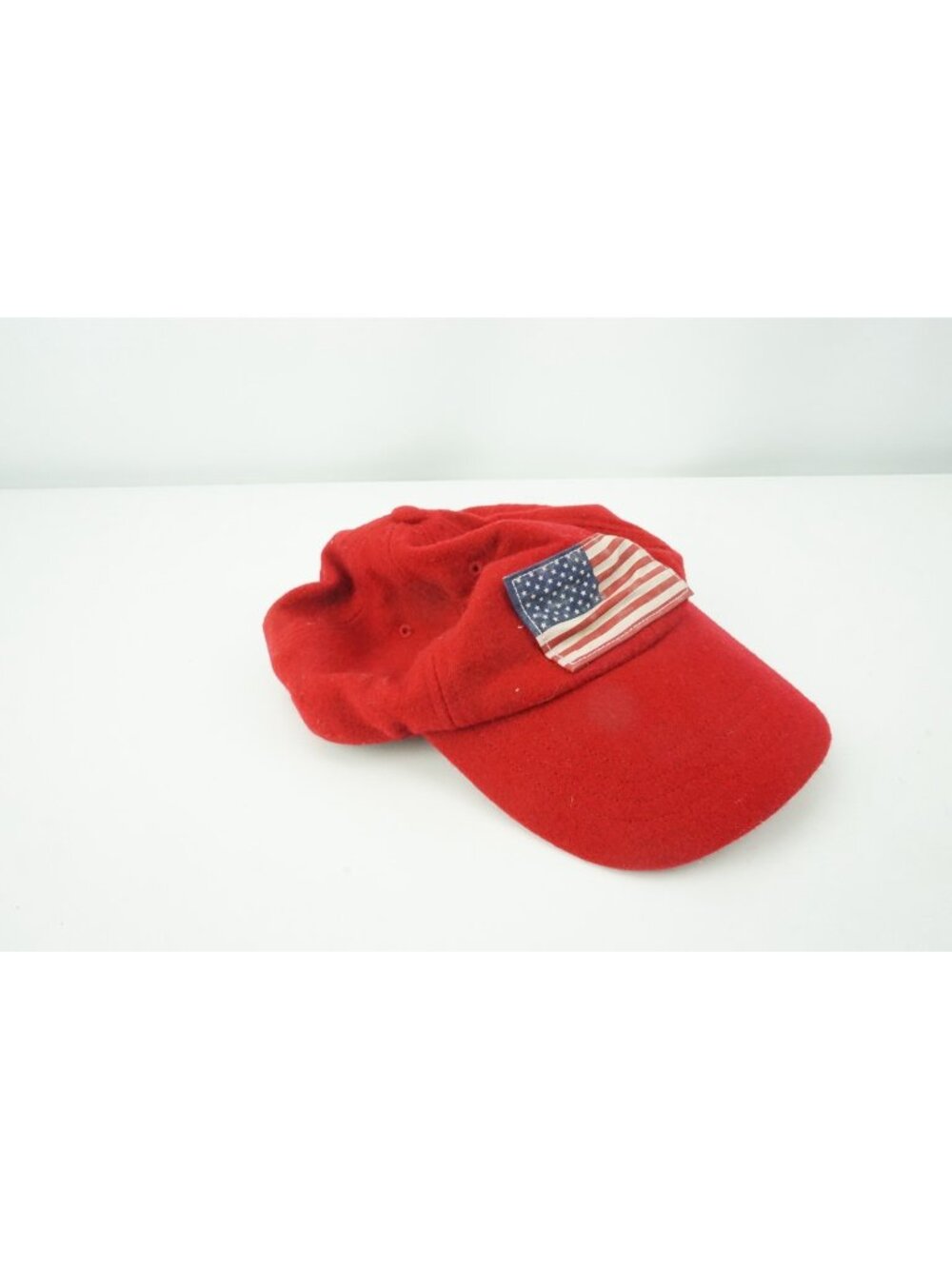 Polo Ralph Lauren Vancouver 2010 Red 100% Wool USA Flag Baseball Hat